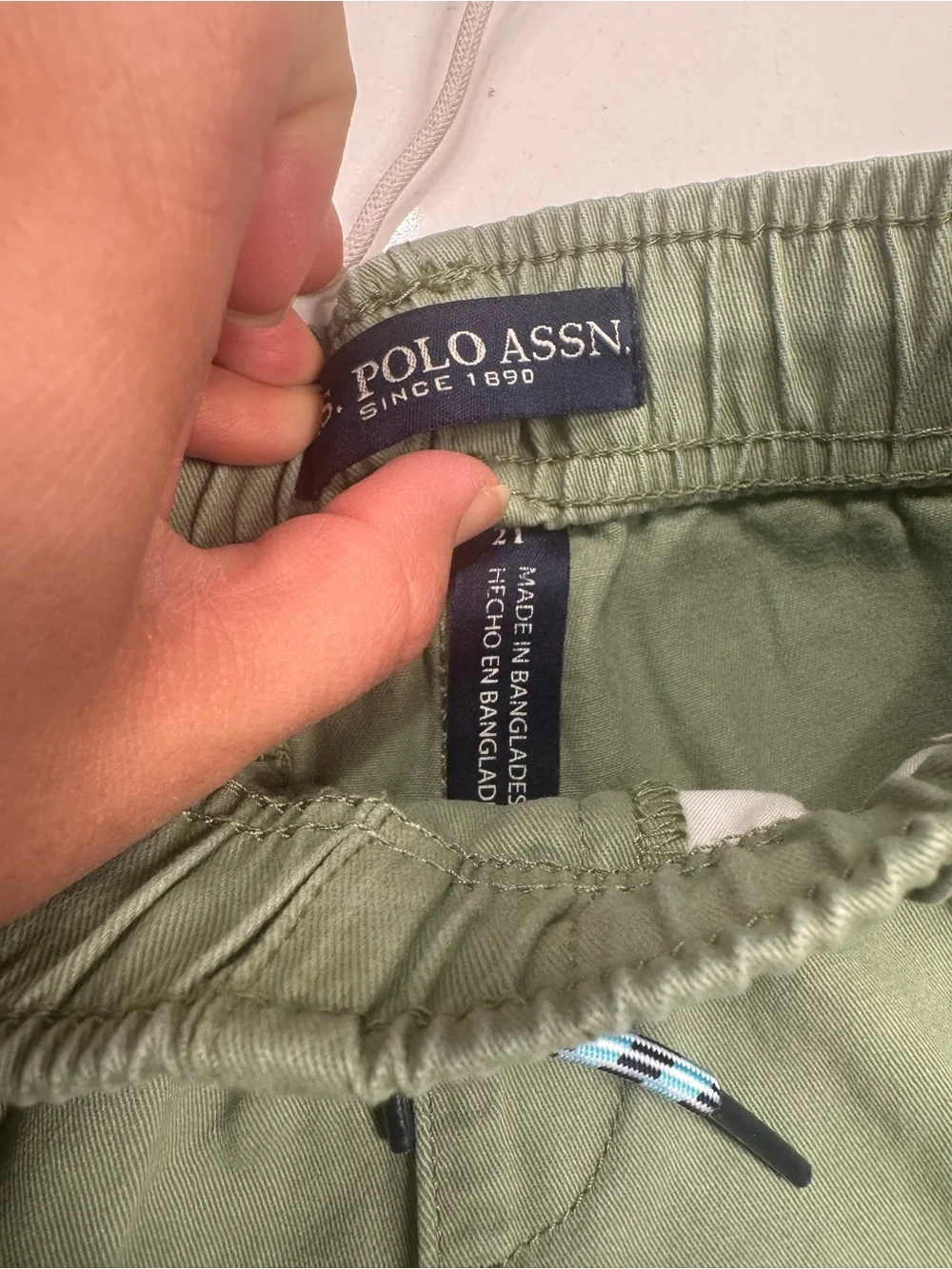 Polo Kids Green Shorts
